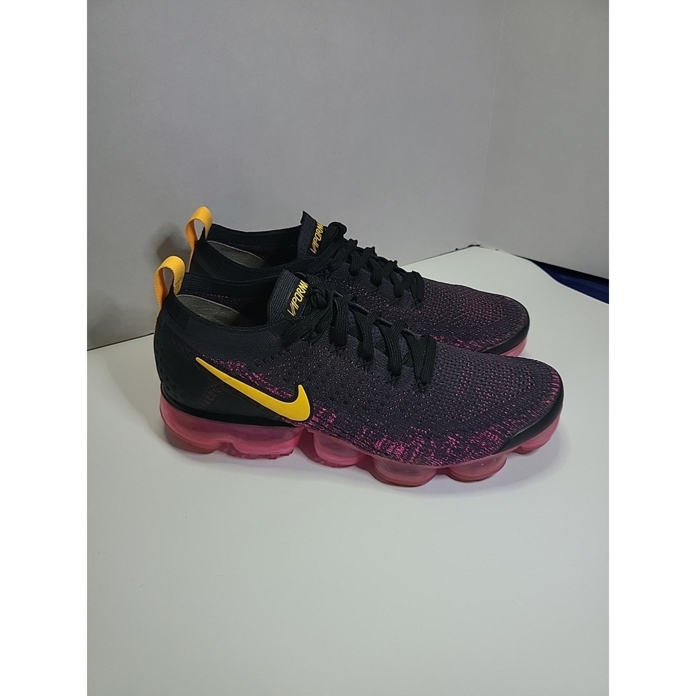 Size 9.5 - Nike Air VaporMax Flyknit 2 Pink Blast 2018 Men 942842-008 Excellent - Picture 3 of 10
